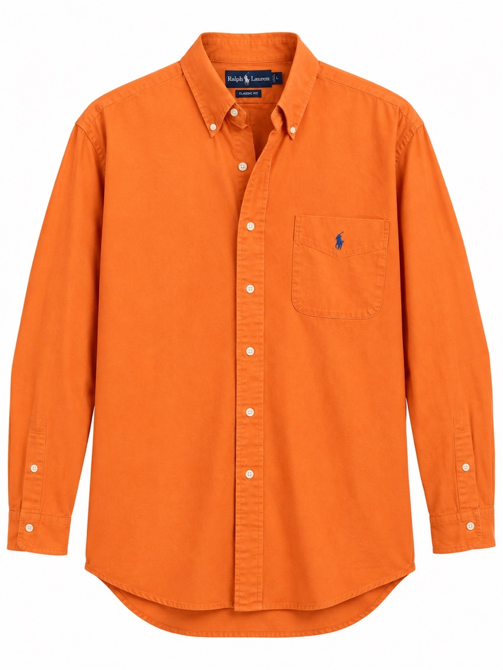 Ralph Lauren Orange Button-Down Dress Shirt